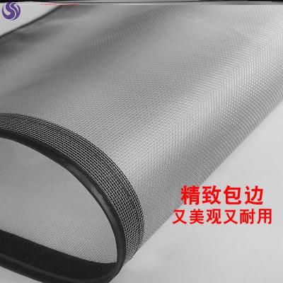 Free of punching 100 hitch Stick Dining Car Simple Large Number Yarn Curtain Dorm Room Glued Window Screen Net Self-Stick Magnet Windows With Zip-Taobao