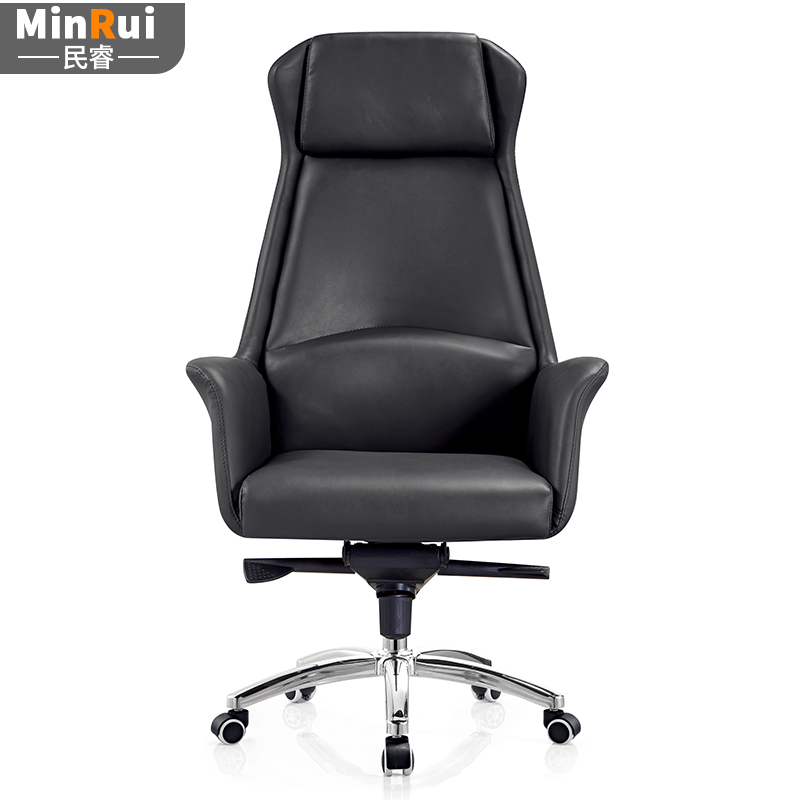 Boss chair Office chair Computer chair Universal wheel Simple modern lifting rotary chair Manager chair Supervisor chair Big class leather chair