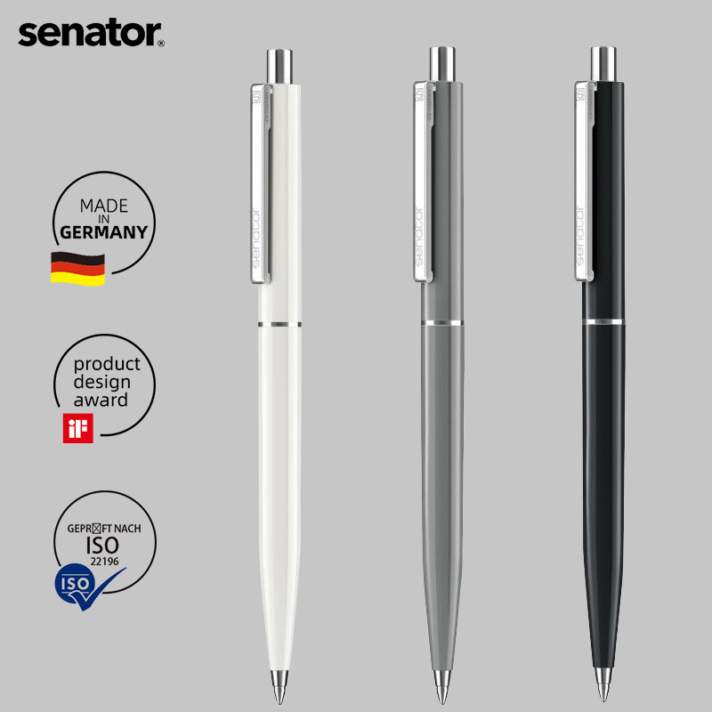 German Import Point Large Capacity Black Ballpoint Pen press 1 0mm 3000 Missenator Business office Oil Pen ins lukewarm wind fine Rod Atomic Pen Ballpen
