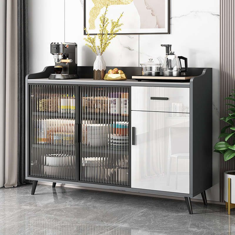 Light Extravagant Dining Side Cabinet Brief Multifunction Tea Water Cabinet Containing cabinet Living room leaning against wall One glass locker sub-Taobao