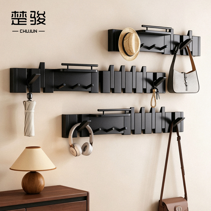 Piano Key Coat Hook for Entryway, Wall-Mounted Solid Wood Clothes Hook, Decorative Coat Rack Piano Key Coat Hook for Entryway, Wall-Mounted Solid Wood Clothes Hook, Decorative Coat Rack