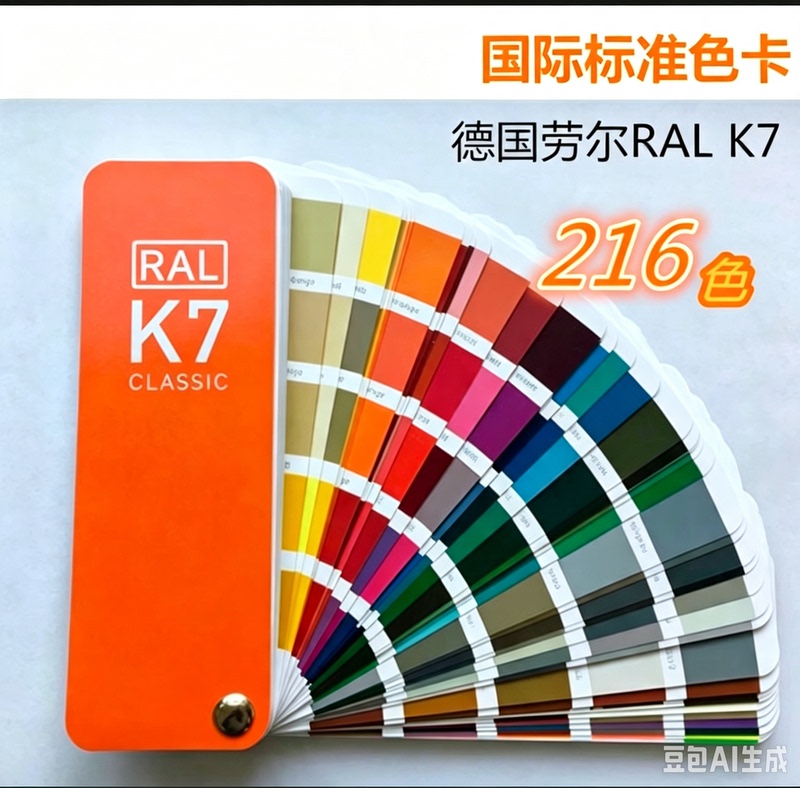 Original Genuine European Standard International Ral Color Card K7 Paint Color Card Ral Color Card 216 Colors