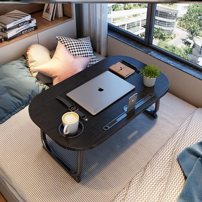 Bed Small Table Notebook Computer Desk Bed Upper Table Dorm Window Simple Folding Small Table Plate