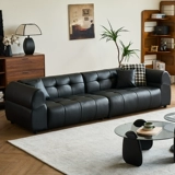 Черный ретро хлопковый диван, хлеб, новая коллекция