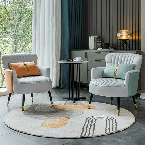 Северный одиночный диван легкий роскошная гостиная спальня для спальни переговоры о приеме на балконе повседневное стул