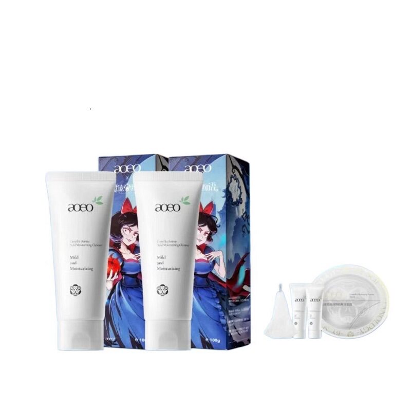 AOEO山茶花氨基酸沁润净颜乳洗面奶深层清洁毛孔