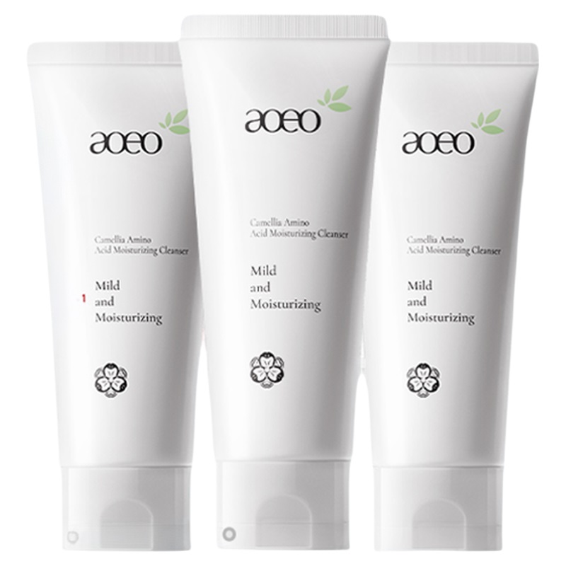 【双11抢先购】AOEO山茶花氨基酸沁润洗面奶深层清洁毛孔保湿补水