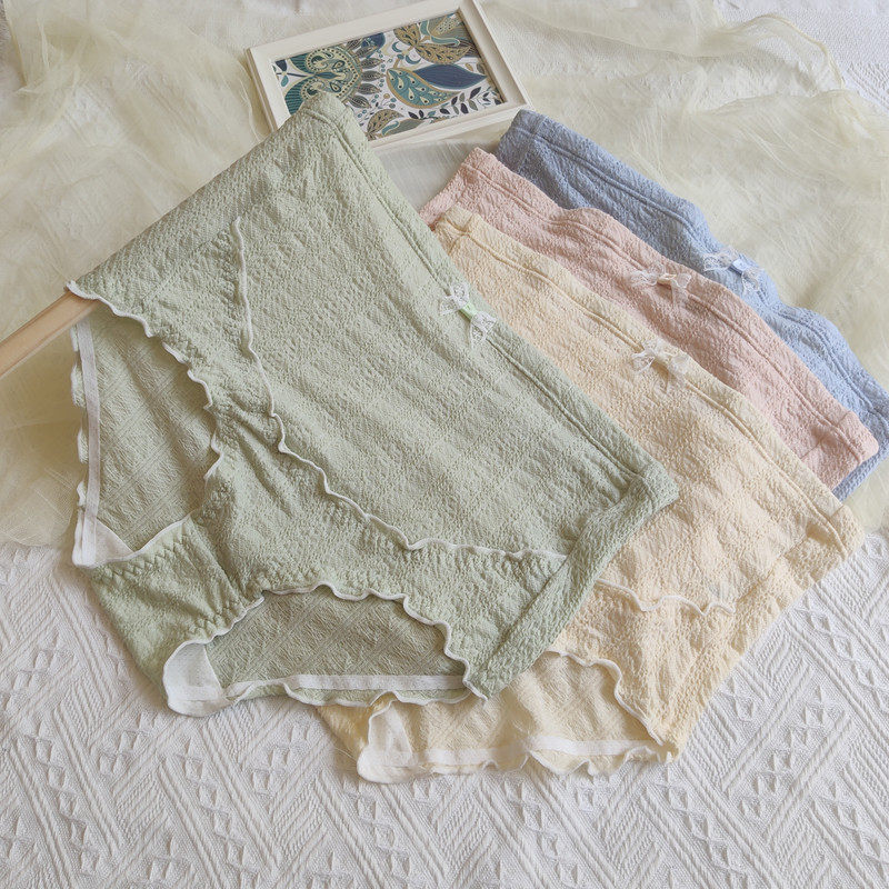 Pregnant women's underwear early pregnancy high waist antibacterial pure cotton crotch adjustable for late pregnancy large size and late birth breathable underwear