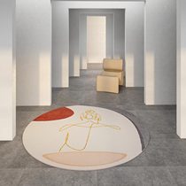 (One blanket one painting)Round living room Coffee table Carpet Nordic room Bedside carpet Dresser Chair mat