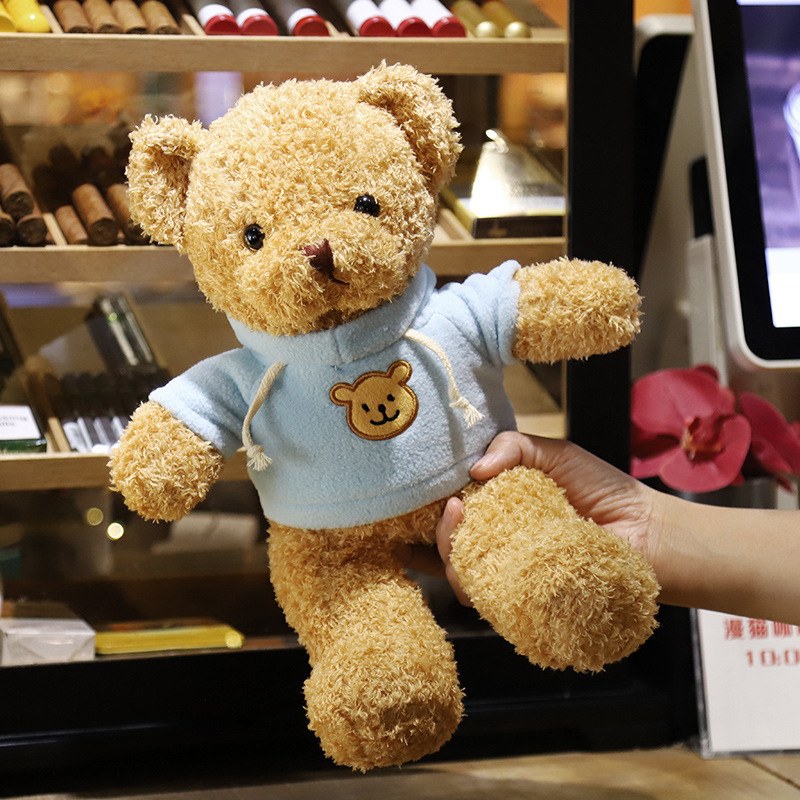 British Quality Gift for Girlfriend: Doll, Casual Gift, Sweatshirt, Teddy Bear, Plush Toy, Sweater-Wearing Bear Doll