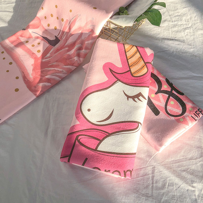 Net Red Beach Bath Towels Seaside Speed Dry Soft Absorbent Fire Birds Sports Fashion Beach Towels Swimming Towels