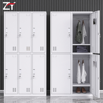 Six Doors Locker SHEET IRON HOME LOCKER STAFF WARDROBE WITH LOCK SHOES CABINET THREE DOORS CONTAINING CABINET DORMITORY CUPBOARD