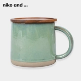 niko and ... Кружка новогодняя цветная макаронная креативная бытовая чашка в японском стиле с крышкой 964733