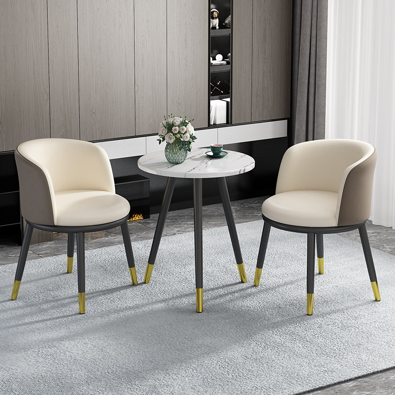 Balcony Small Table Chairs Casual Creative Balcony Table And Chairs Three Sets Tea Table Light Lavish Tea Table And Chairs Combined Modern Brief