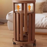 Складной стульчик для кормления для домашнего использования из натурального дерева, дженга