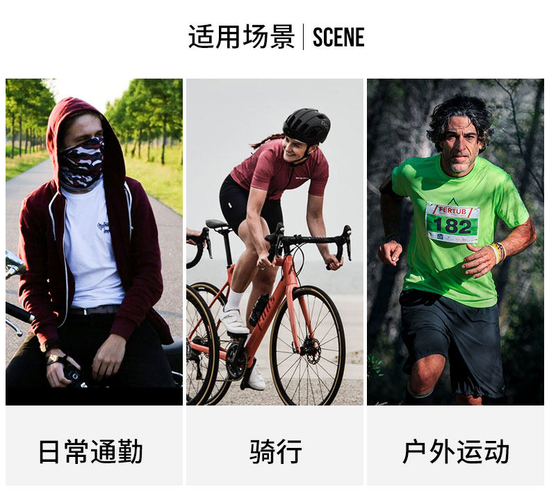 YEPRO UPF50+防晒 男透气防尘面罩 冰爽降温 图18