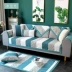 Đệm sofa bốn mùa đàn hồi phổ thông Bắc Âu đệm cao cấp đơn giản chống trơn trượt bọc sofa khăn bảo vệ vải bọc đệm - Bảo vệ bụi Bảo vệ bụi