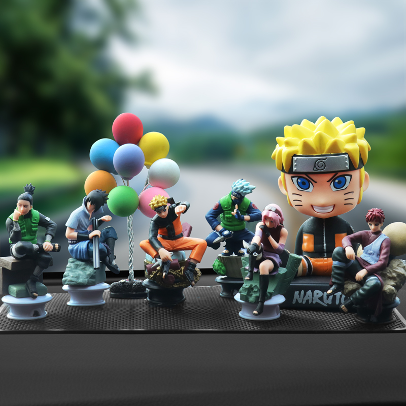 Car decoration Naruto anime creative personality doll Cute doll car interior decoration car model male