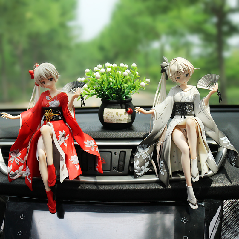 Car ornaments Anime dome girl beautiful girl model high-grade creative decoration car net red car interior products for men and women