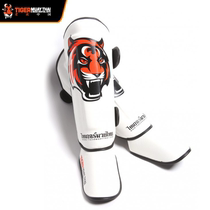  Muay Thai combat leg guard board Tiger Thai velcro shin guard calf protection Fighting fighting sanda