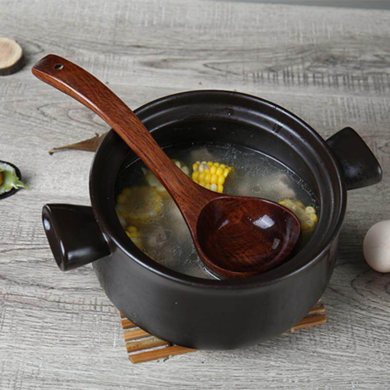 Farrett Souwood Soup Spoon Large porridge spoon spoon wooden spoon non-sticky pan special wood soup spoon