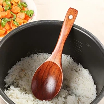 Fallet rice spoon wooden rice cooker serving rice spoon wooden spoon rice scoop canteen playing rice spoon wooden rice spoon