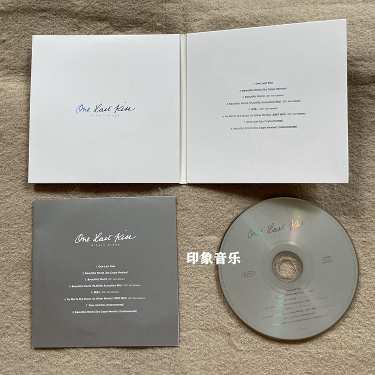 🎵宇多田光《One Last Kiss》新世纪福音战士 OST，CD+贴纸，音游控必入！🎧🎬-音乐CD/DVD-淘宝好物网