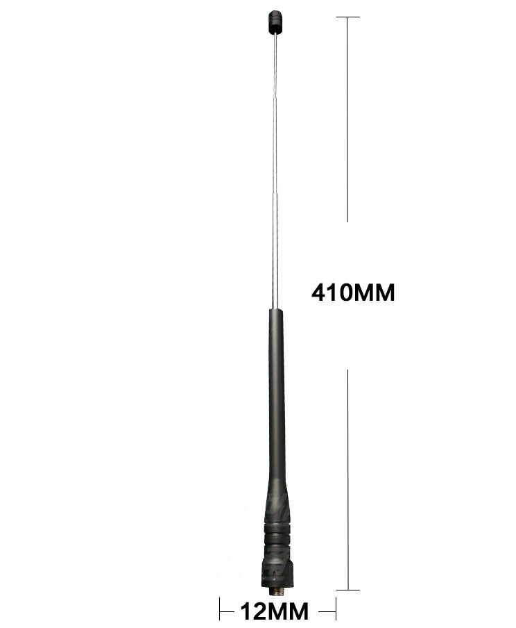 Intercom Antenna High Gain 400-470 Full Band Pull Rod Antenna Universal Long Antenna Hand Desk UV Double Segment