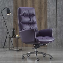Modern simple boss chair Office chair lift can lie study chair Leather shift chair Computer chair Cowhide manager chair