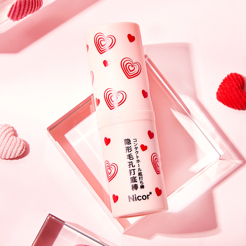 Nicor ​​Invisible Pore Primer Stick Concealer Isolation Makeup Before Milk Pore Primer Cream Douyin Explosion