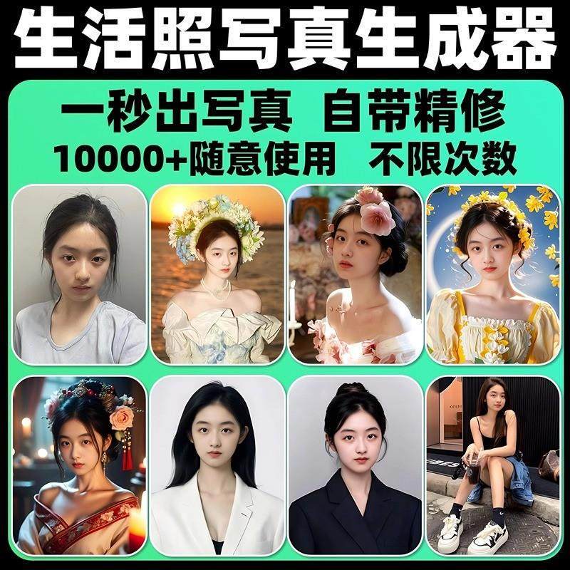 Ai Photo Generation of Personal Photos, Artistic Photos, Couple Photos, Id Photos, Wedding Photos, Ai Lifestyle Photos, and Image Swapping