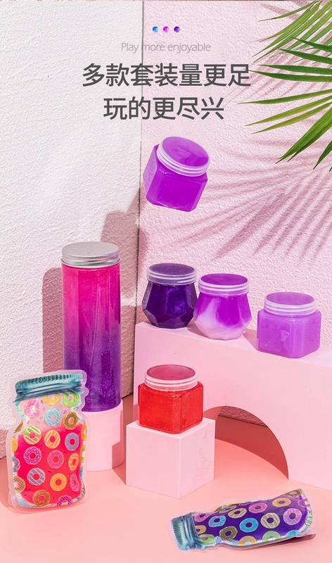 Bubble Keo Trẻ em Không độc hại Slim Slime Set Crystal Mud An toàn nước giả Pantai Net Red M Home Không dính