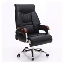 Yueting boss chair leather computer chair office chair can lie down massage big class chair simple seat swivel chair Office