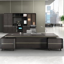 Yueting furniture boss table simple modern large class desk President desk new Chinese manager supervisor table and chair combination