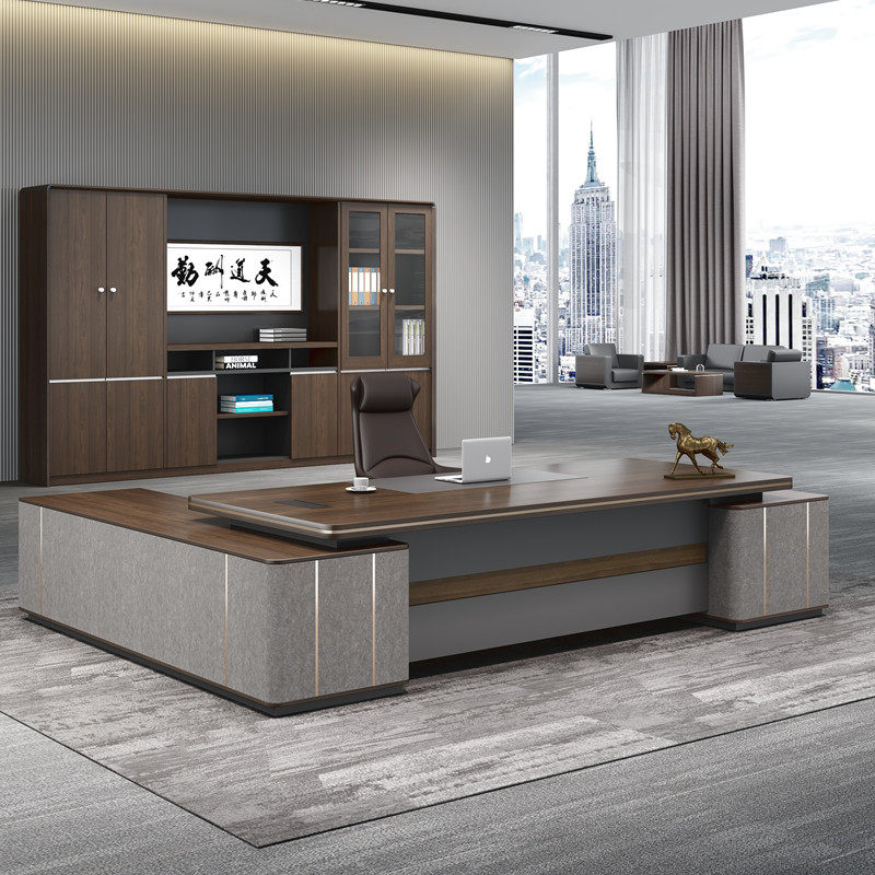 Boss desk and chair combination president desk executive desk simple modern office furniture executive desk