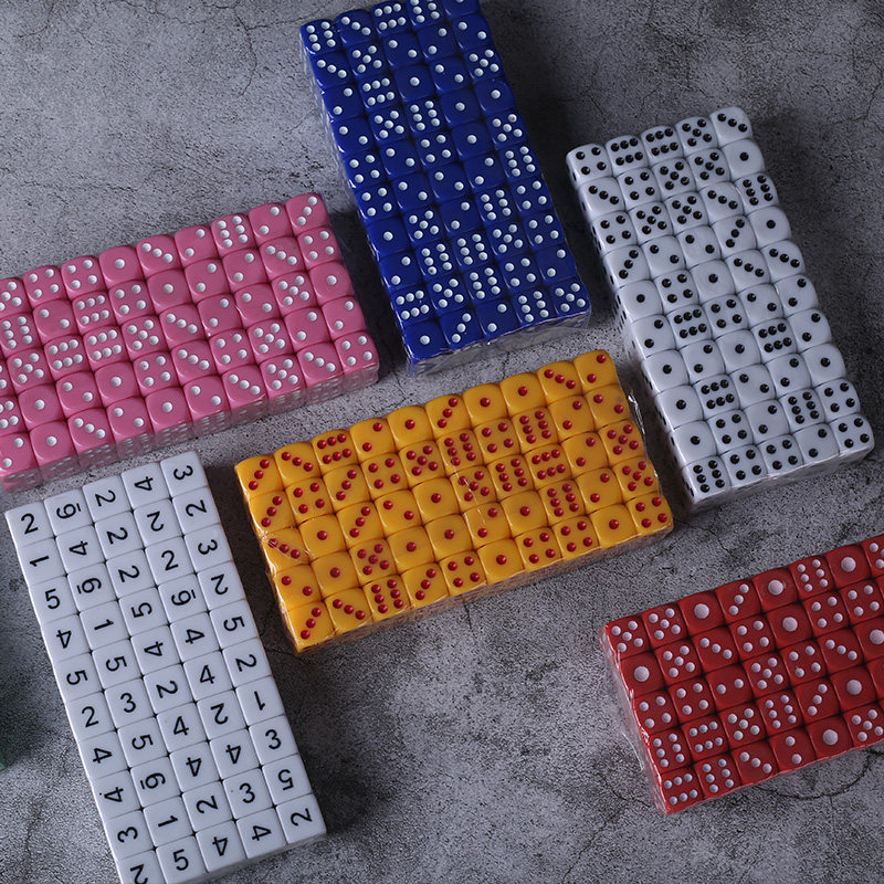 Dice Colour Acrylic Color Subsieve bar Thrones Fillet Griddle GRAIN Numerical Size Dice 100 grains 