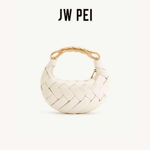 JW PEI Плетеная сумка на одно плечо, сумка через плечо, портативная небольшая сумка, изысканный стиль