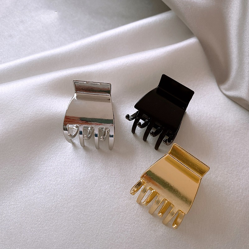 CaringKiss metal small grab clip high ponytail fixed artifact behind the head anti-sagging hairpin invisible shark clip