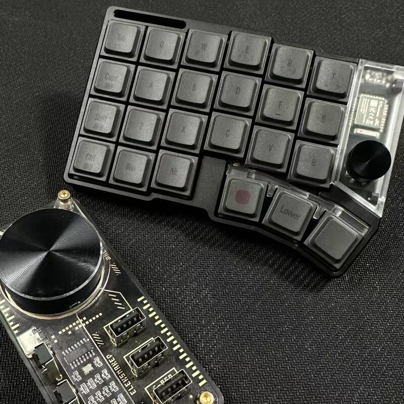 Keycraft Cornix Low-Profile Wireless Bluetooth Ergonomic Split Mechanical Keyboard Portable