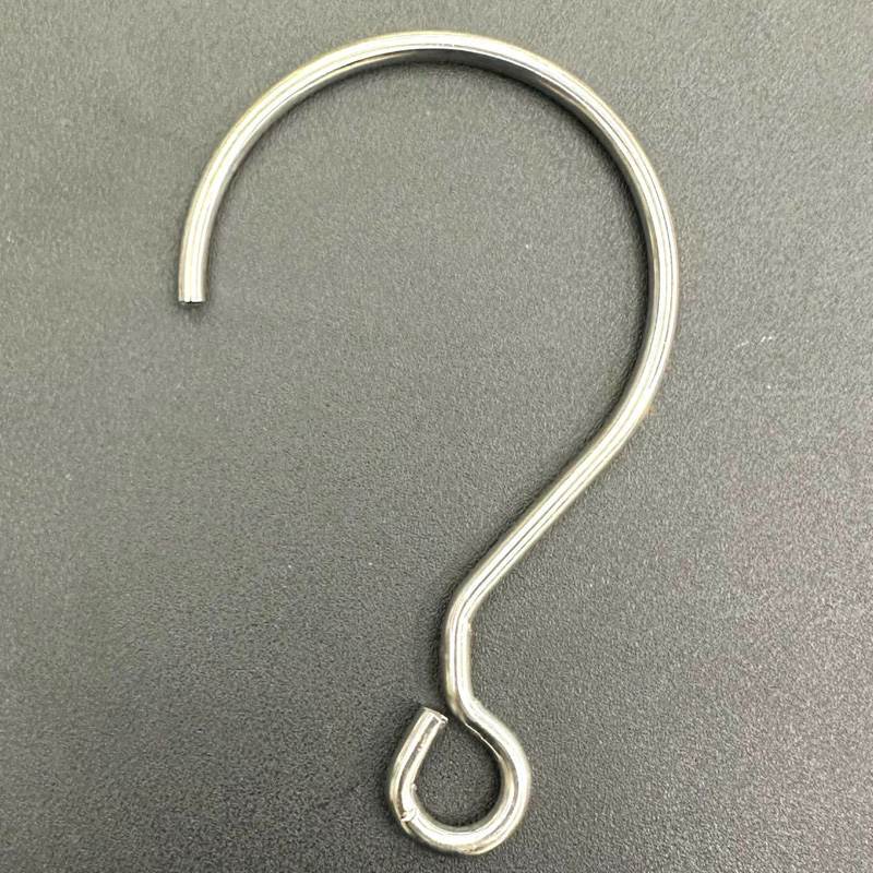 Large Stainless Steel Hook, Multi-Purpose Household Metal Question Mark Hook, Thickened and Enlarged Hook, Mosquito Net Hook, Wardrobe Hook