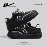 Warrior, черная спортивная обувь, летние дышащие кроссовки на платформе, 2024 года