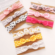 Childrens cotton hair band INS explosive Korean handmade female baby hair accessories fashion baby headband Photo dress 3
