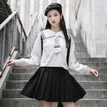 West of Xia City (Berlin girl) long-sleeved short-sleeved Sailor suit embroidery genuine original JK uniform shirt top