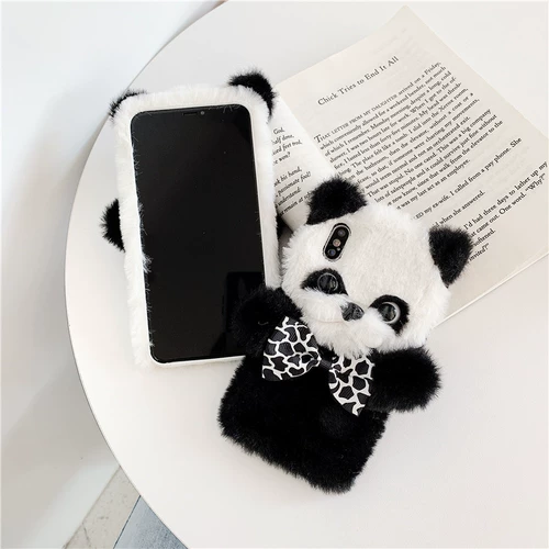 星视明 Apple, зимний совместимый iPhone 11, удерживающий тепло мультяшный милый чехол для телефона XS Max, 7plus, 8plus, 11promax