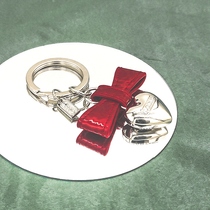 LD big name creative car keychain bag pendant female ins net red cute Korean couple high-end birthday gift