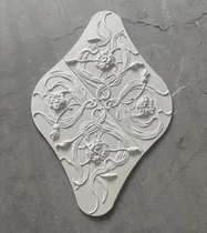 tulip plaster lamp plate bird butterfly