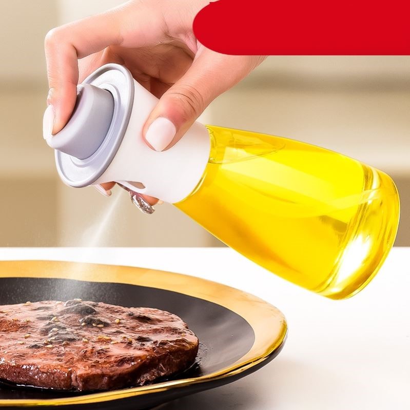OBA Oppa press-type oil spray bottle kitchen barbecue edible oil spray pot household spray bottle fitness oil control bottle