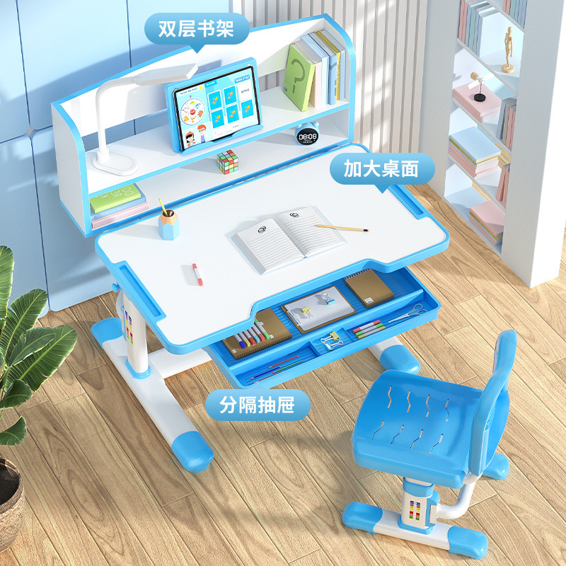 Children study table Home Lifting Desk Chair Elementary School Boy Desk Girl Desk Girl Book Table And Chairs Suit