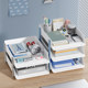 Office desktop file storage rack a4 folder data storage box multi-layered finishing frame bookshelf storage rack