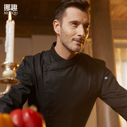 Трехлетний магазин восемь цветов Niuqi Chef Work Одежда для мужчин с длинными рукавами дышащий отель High-end Work Одежда для высококлассной кухонной одежды кухонной одежды